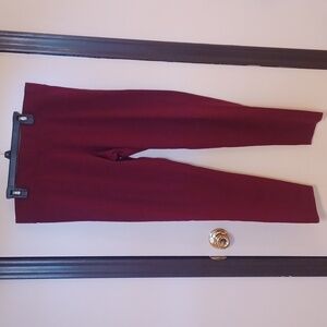 Cato burgundy leggings